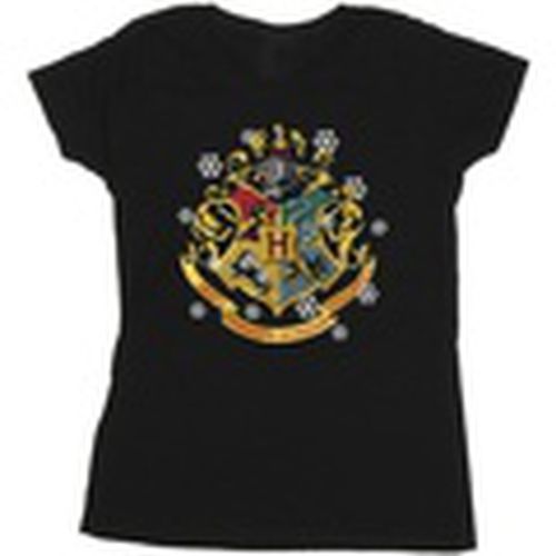 Camiseta manga larga Christmas Crest para mujer - Harry Potter - Modalova