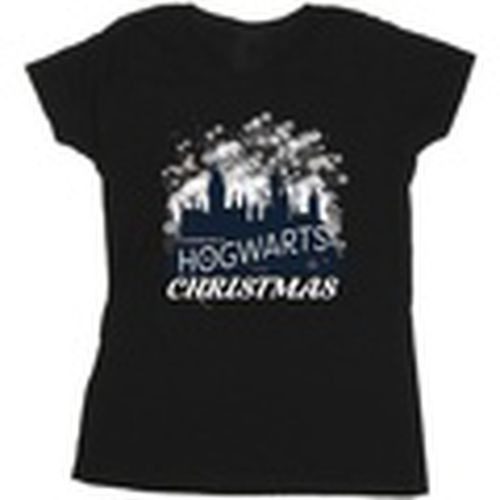 Camiseta manga larga Hogwarts Christmas para mujer - Harry Potter - Modalova