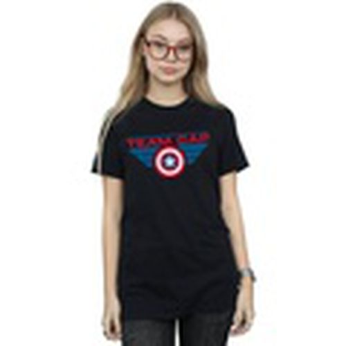 Camiseta manga larga Civil War Team Cap para mujer - Marvel - Modalova