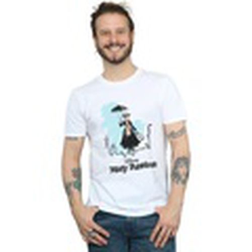 Camiseta manga larga Mary Poppins Rooftop Landing Colour para hombre - Disney - Modalova
