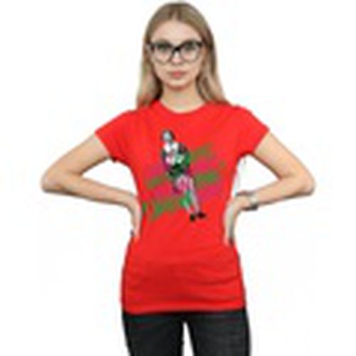 Camiseta manga larga Santa's Coming para mujer - Elf - Modalova