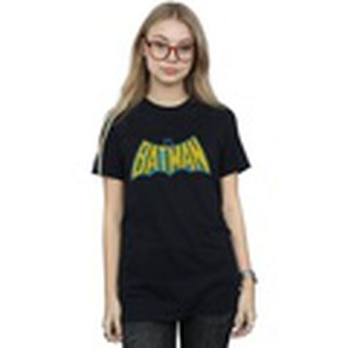 Camiseta manga larga Batman Crackle Logo para mujer - Dc Comics - Modalova