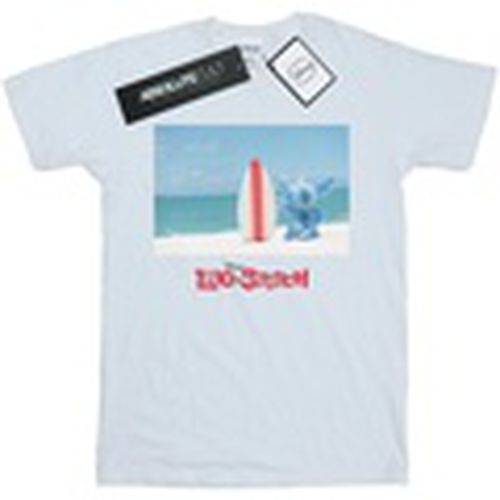 Camiseta manga larga Lilo And Stitch Surf Beach para hombre - Disney - Modalova