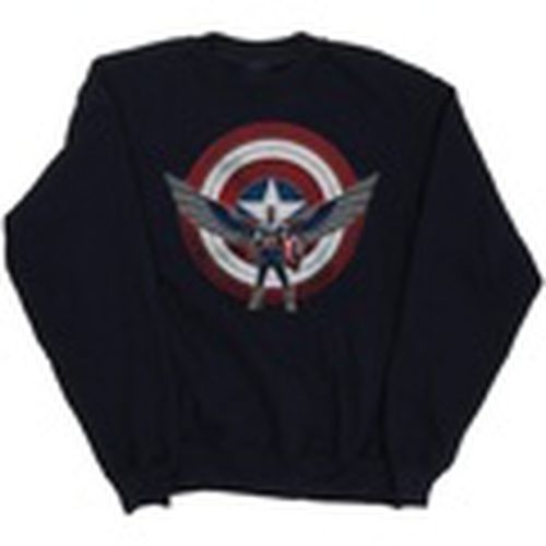 Jersey Falcon And The Winter Soldier Captain America Shield Pose para mujer - Marvel - Modalova