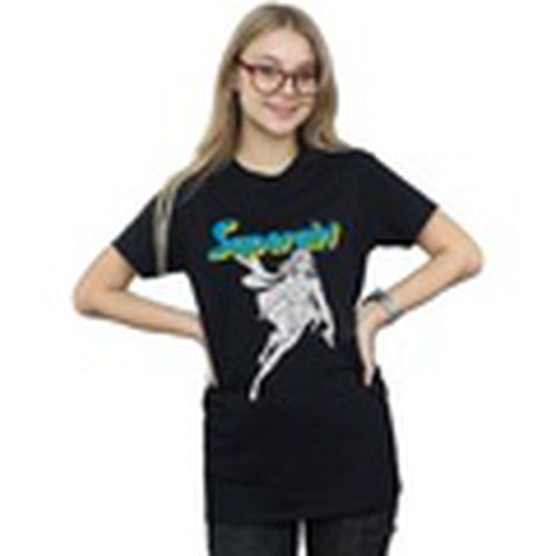 Camiseta manga larga Supergirl Mono Action Pose para mujer - Dc Comics - Modalova