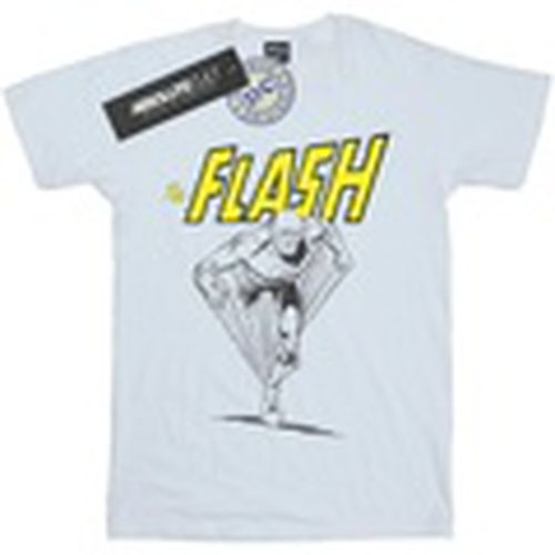 Camiseta manga larga The Flash Mono Action Pose para mujer - Dc Comics - Modalova