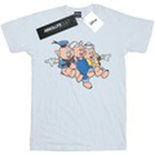 Camiseta manga larga Three Little Pigs Jump para hombre - Disney - Modalova