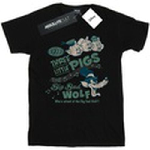 Camiseta manga larga Who's Afraid Of The Big Bad Wolf para hombre - Disney - Modalova