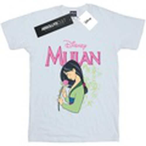 Camiseta manga larga Mulan Pink Magnolia para hombre - Disney - Modalova