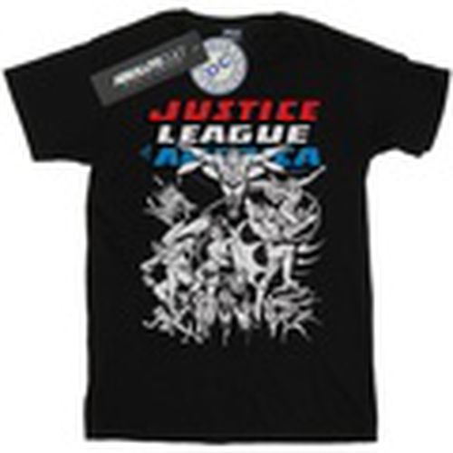 Camiseta manga larga Justice League Mono Action Pose para mujer - Dc Comics - Modalova