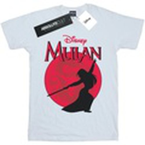 Camiseta manga larga Mulan Dragon Silhouette para hombre - Disney - Modalova