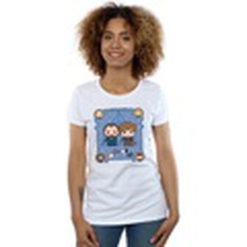 Camiseta manga larga Chibi Newt And Dumbledore para mujer - Fantastic Beasts - Modalova