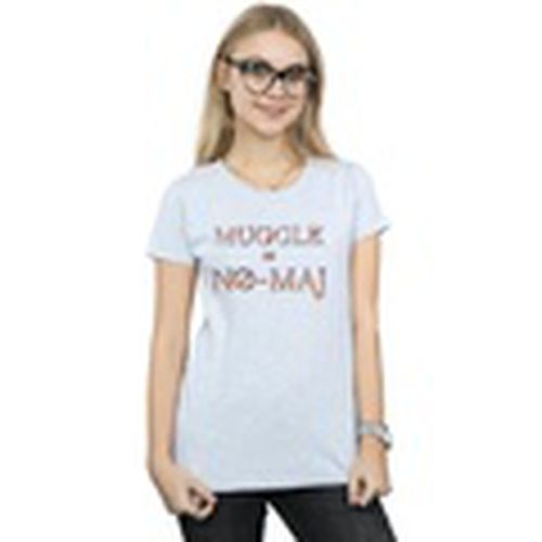 Camiseta manga larga No Muggle No Maj para mujer - Fantastic Beasts - Modalova