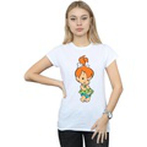 Camiseta manga larga Pebbles Flintstone para mujer - The Flintstones - Modalova