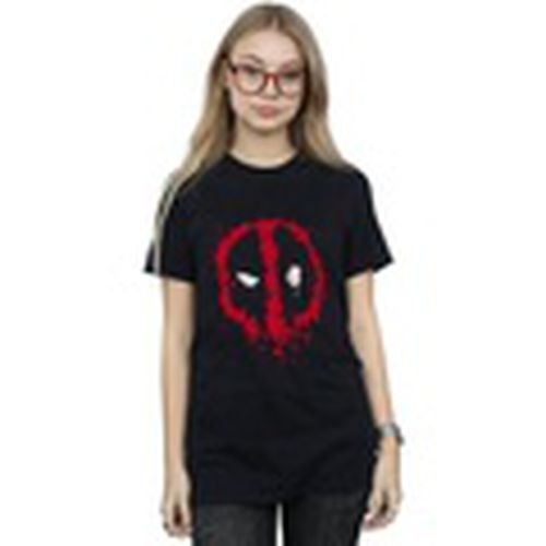 Camiseta manga larga Deadpool Splat Face para mujer - Marvel - Modalova
