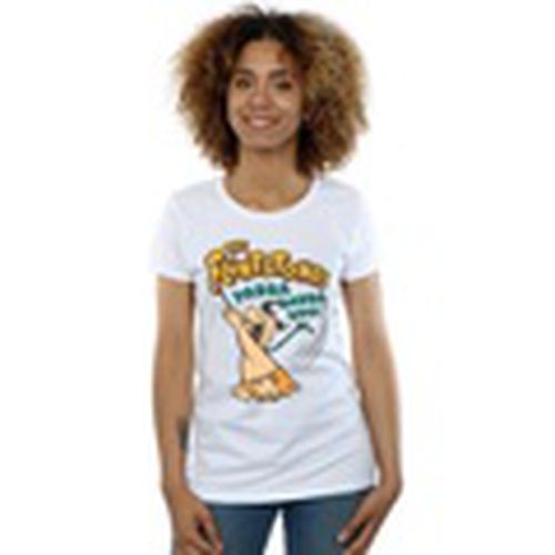 Camiseta manga larga Fred Yabba Dabba Doo para mujer - The Flintstones - Modalova