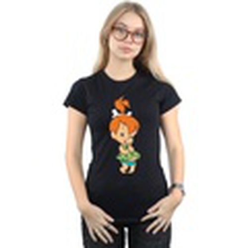 Camiseta manga larga Pebbles Flintstone para mujer - The Flintstones - Modalova