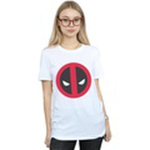 Camiseta manga larga Deadpool Large Clean Logo para mujer - Marvel - Modalova