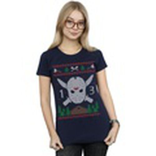Camiseta manga larga Christmas Fair Isle para mujer - Friday 13Th - Modalova