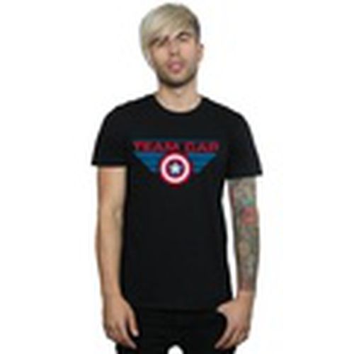 Camiseta manga larga Captain America Civil War Team Cap para hombre - Marvel - Modalova