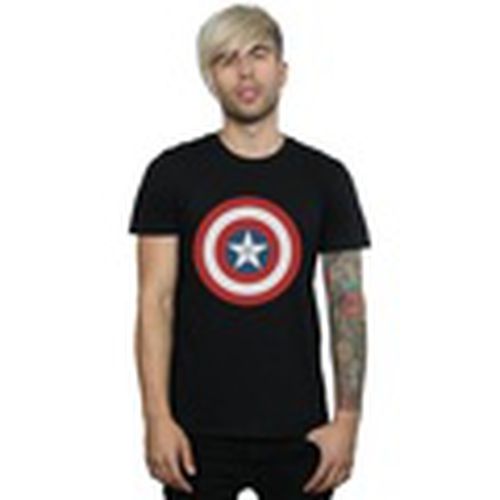Camiseta manga larga Captain America Civil War Shield para hombre - Marvel - Modalova