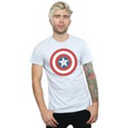 Camiseta manga larga Captain America Civil War Shield para hombre - Marvel - Modalova