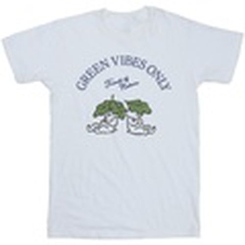 Camiseta manga larga Chip 'n Dale Green Vibes Only para hombre - Disney - Modalova