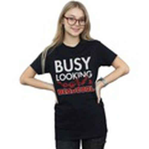 Camiseta manga larga Busy Looking Deadcool para mujer - Marvel - Modalova