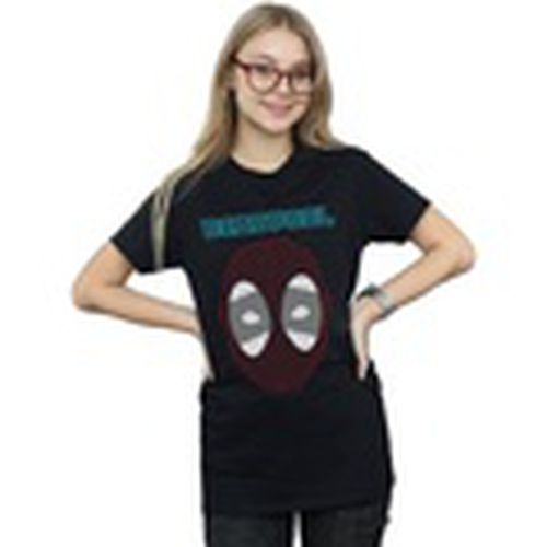 Camiseta manga larga Deadpool Mesh Head para mujer - Marvel - Modalova