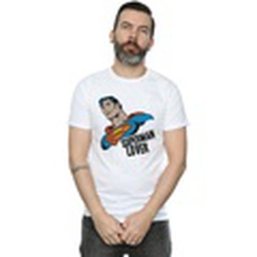 Camiseta manga larga Superman Lover para hombre - Dc Comics - Modalova