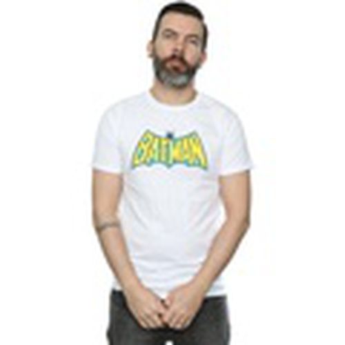 Camiseta manga larga Batman Crackle Logo para hombre - Dc Comics - Modalova