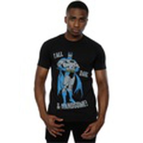 Camiseta manga larga Tall Dark And Handsome para hombre - Dc Comics - Modalova