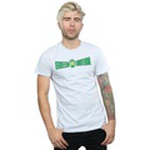 Camiseta manga larga Green Lantern Text Logo para hombre - Dc Comics - Modalova