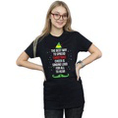 Camiseta manga larga Christmas Cheer para mujer - Elf - Modalova