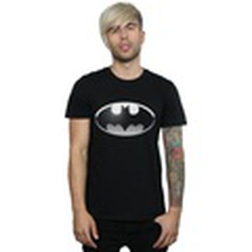 Camiseta manga larga Batman Spot Logo para hombre - Dc Comics - Modalova