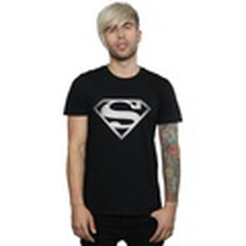 Camiseta manga larga Superman Spot Logo para hombre - Dc Comics - Modalova