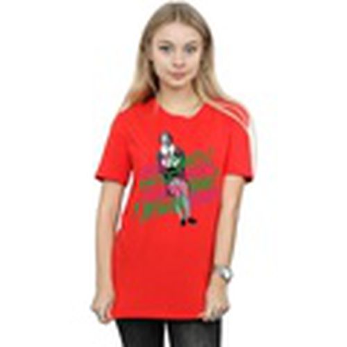 Camiseta manga larga Santa's Coming para mujer - Elf - Modalova