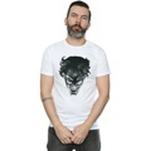 Camiseta manga larga The Joker Spot Face para hombre - Dc Comics - Modalova