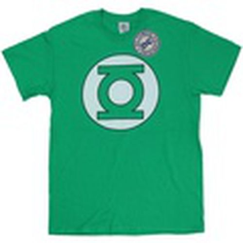 Camiseta manga larga Green Lantern Logo para hombre - Dc Comics - Modalova