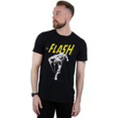Camiseta manga larga The Flash Mono Action Pose para hombre - Dc Comics - Modalova