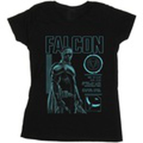 Camiseta manga larga The Falcon And The Winter Soldier Falcon Bio para mujer - Marvel - Modalova