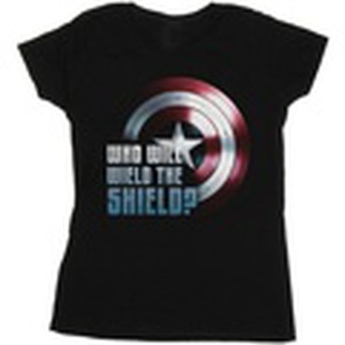 Camiseta manga larga Wield The Shield para mujer - Marvel - Modalova