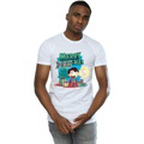 Camiseta manga larga Super Friends Merry X-RayMas para hombre - Dc Comics - Modalova