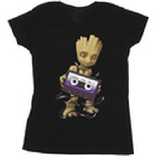 Camiseta manga larga Guardians Of The Galaxy Groot Cosmic Tape para mujer - Marvel - Modalova