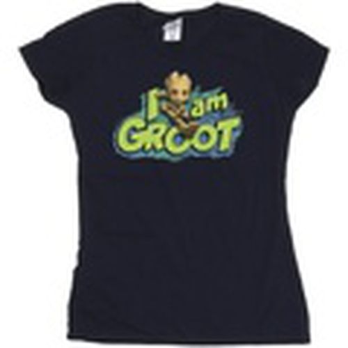 Camiseta manga larga Guardians Of The Galaxy I Am Groot Jumping para mujer - Marvel - Modalova