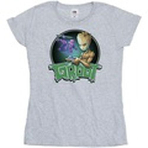 Camiseta manga larga Guardians Of The Galaxy Groot Gaming Ring para mujer - Marvel - Modalova