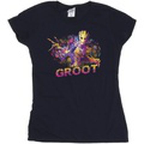 Camiseta manga larga Guardians Of The Galaxy Abstract Groot para mujer - Marvel - Modalova