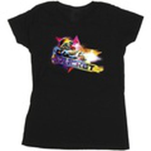 Camiseta manga larga Guardians Of The Galaxy Abstract Rocket Raccoon para mujer - Marvel - Modalova