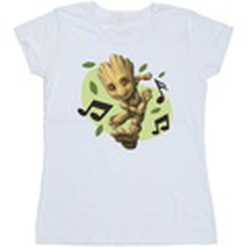 Camiseta manga larga Guardians Of The Galaxy Groot Musical Notes para mujer - Marvel - Modalova