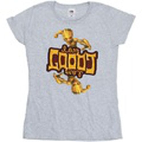 Camiseta manga larga Guardians Of The Galaxy Groot Inverted Grain para mujer - Marvel - Modalova